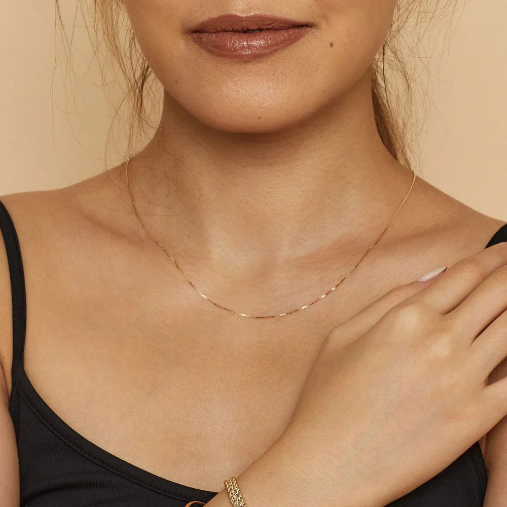 Bodega Box Necklace | Gold 18k - Image 3