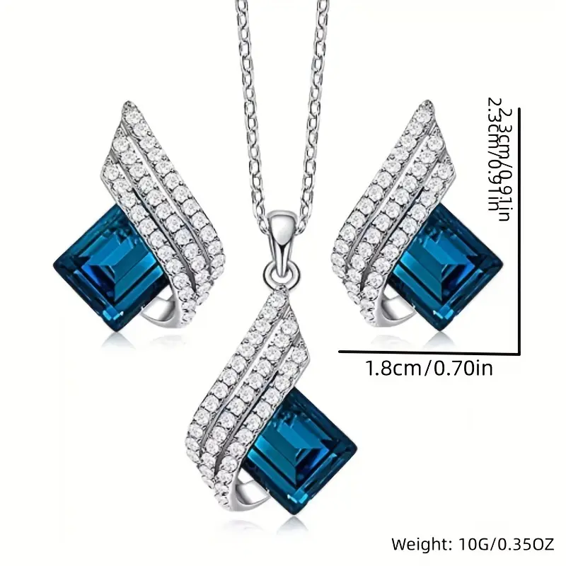 Brienne Solazure Jewelry Set | White Gold 16k - Image 6