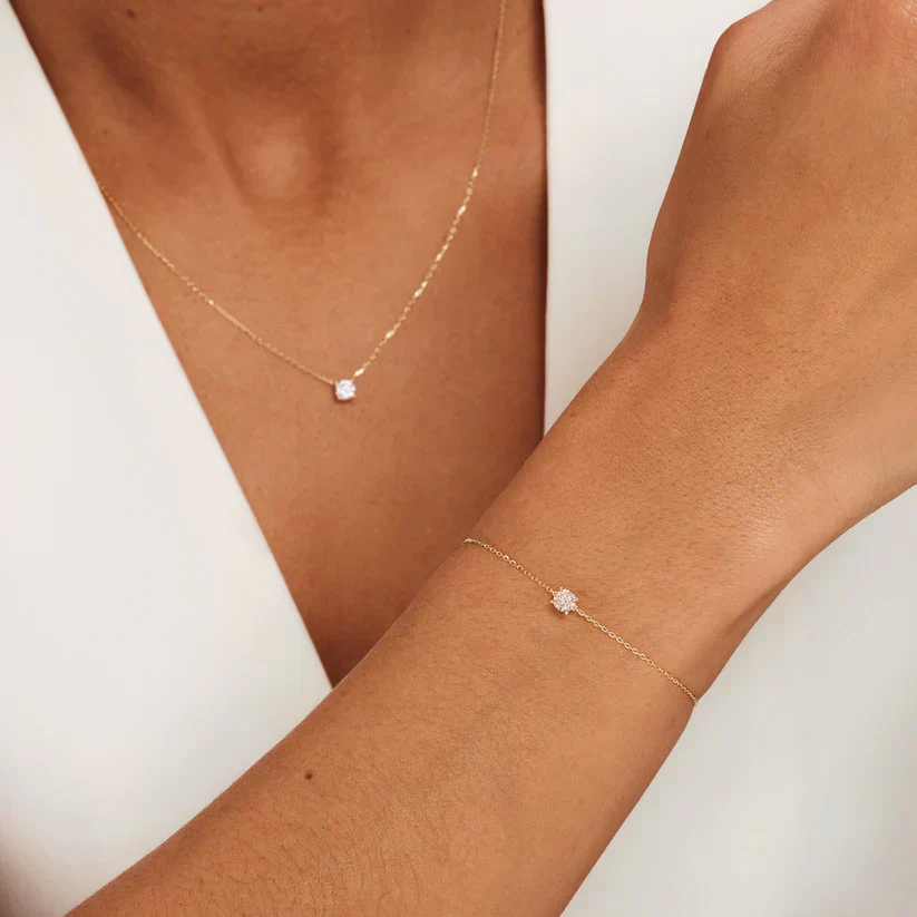 Cléa Moissanite Stone Set | Gold 14k - Image 5
