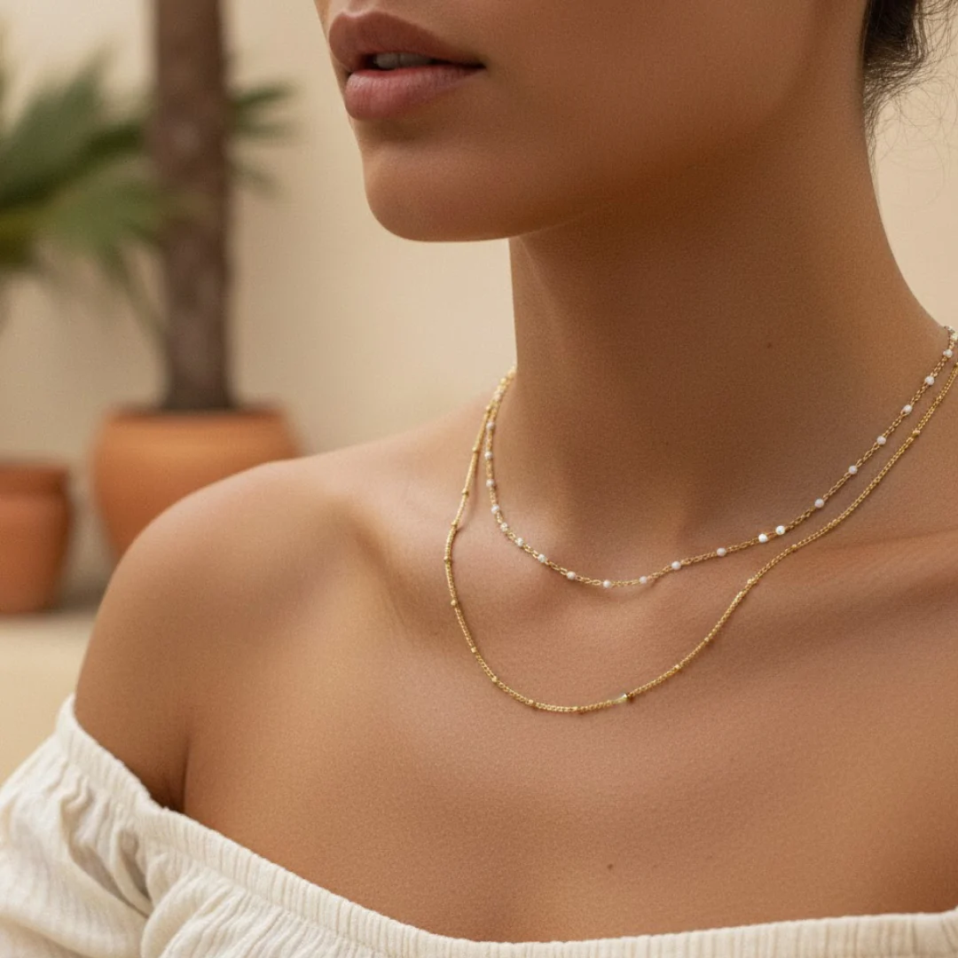 "Desire" Double Layered Choker - Image 4