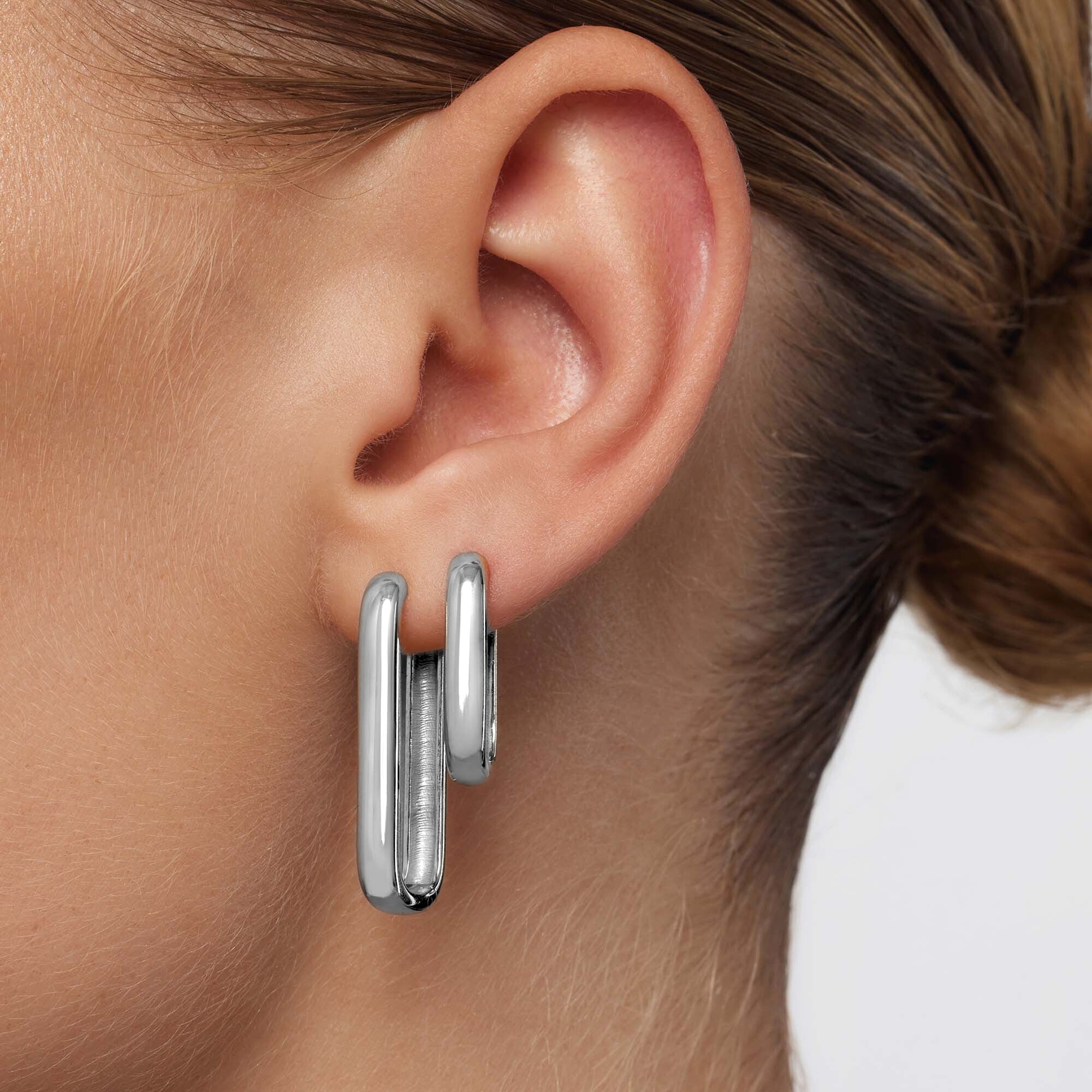 Icon Hoops | White Gold 18k - Image 5