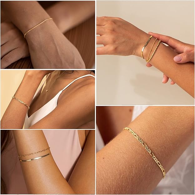 Isabella Vernetta bracelet set | Gold 16k - Image 5