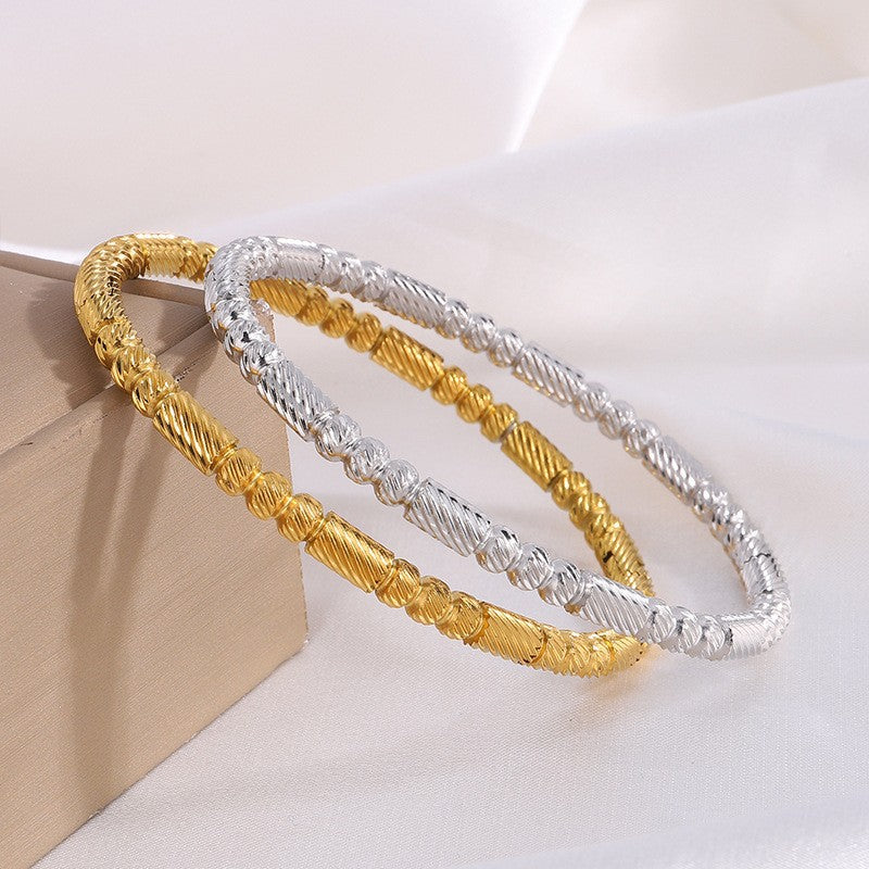 Isavetta Bruni Bracelet | White Gold 16k - Image 4