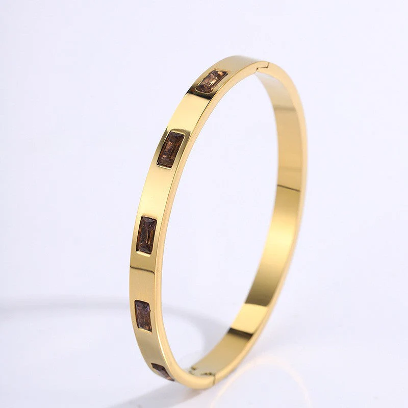 Renata Scarlatti Bracelet Black | Gold 16k - Image 4