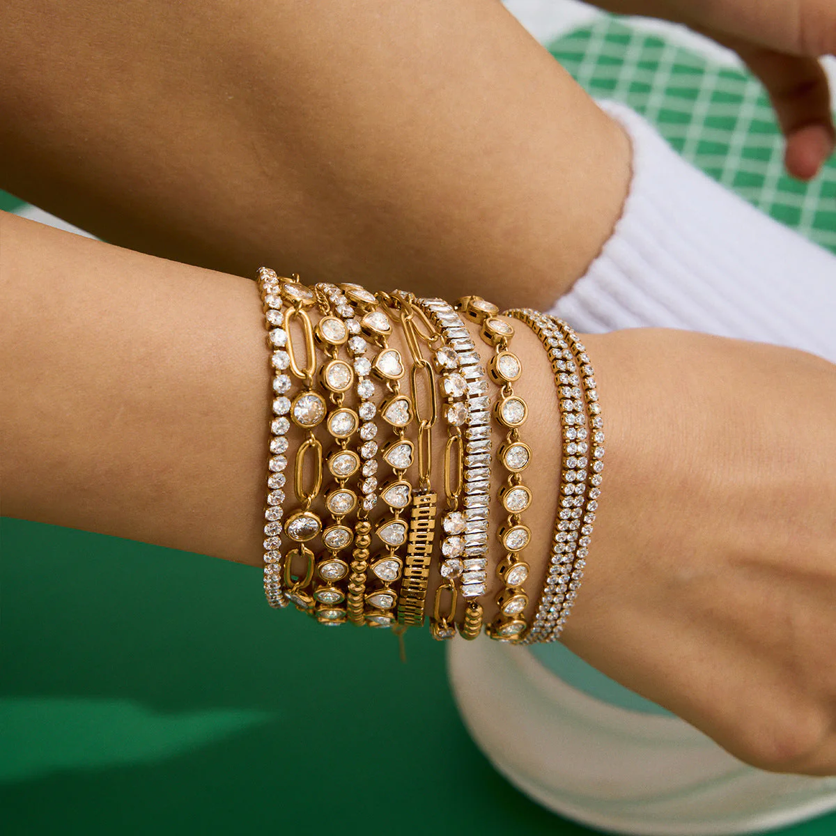 Sola Maroux Bracelet Set | Gold 18k